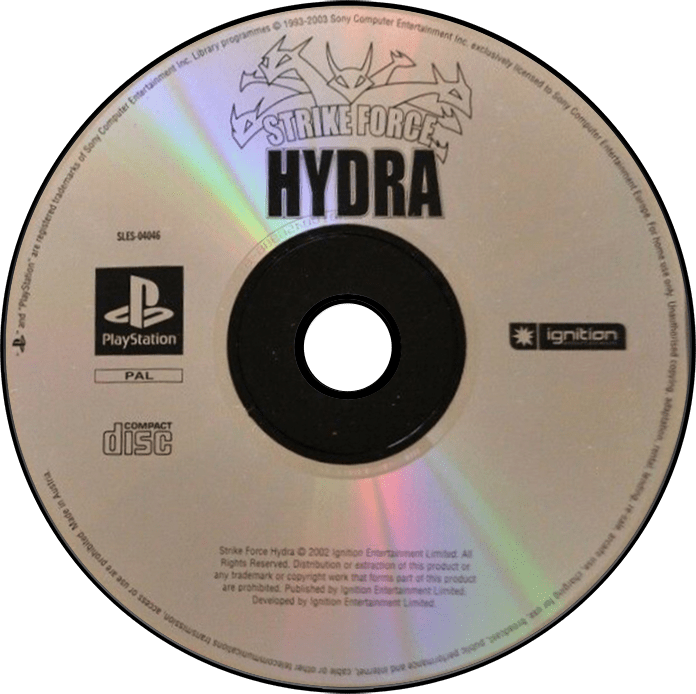 Strike Force Hydra media 7 for Playstation